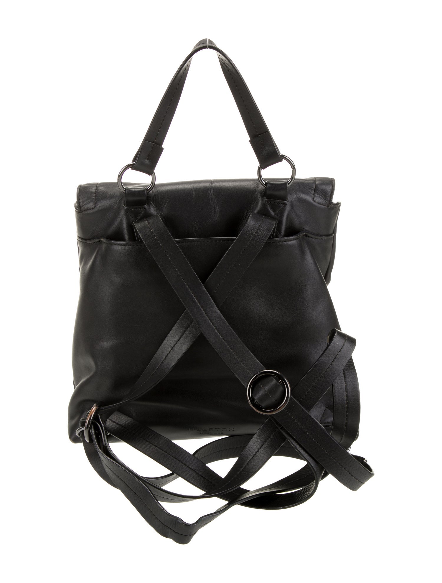 Halston Leather Backpack